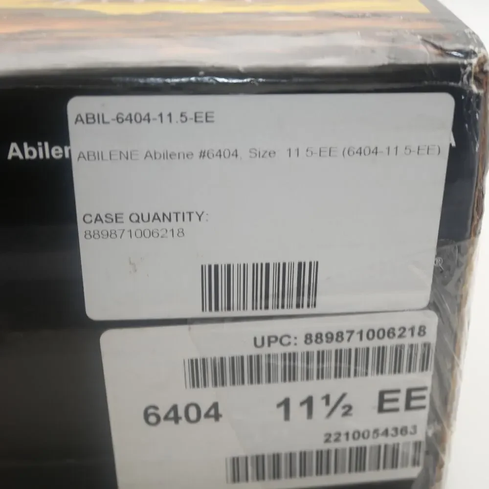 NEW ABILENE Men's 6404 12